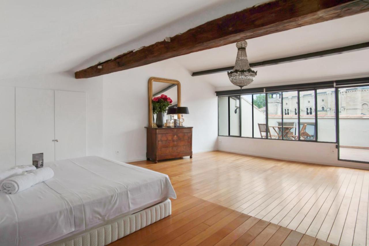 Charming And Large Duplex Flat With Beautiful Terrace In Avignon公寓 外观 照片